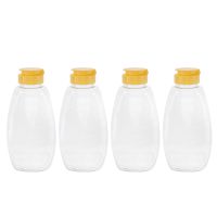 Honey Bottles Bottle Squeeze Dispenser Packaging Salad Dressing Jar Mini Jam Clear Containers Empty Ketchup Syrup Sauce