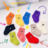 【hot sale】 ✙❦ C10 [4 Pairs] Cute Mickey Childrens Socks Cartoon Boys Girls Socks Candy Color Baby Socks