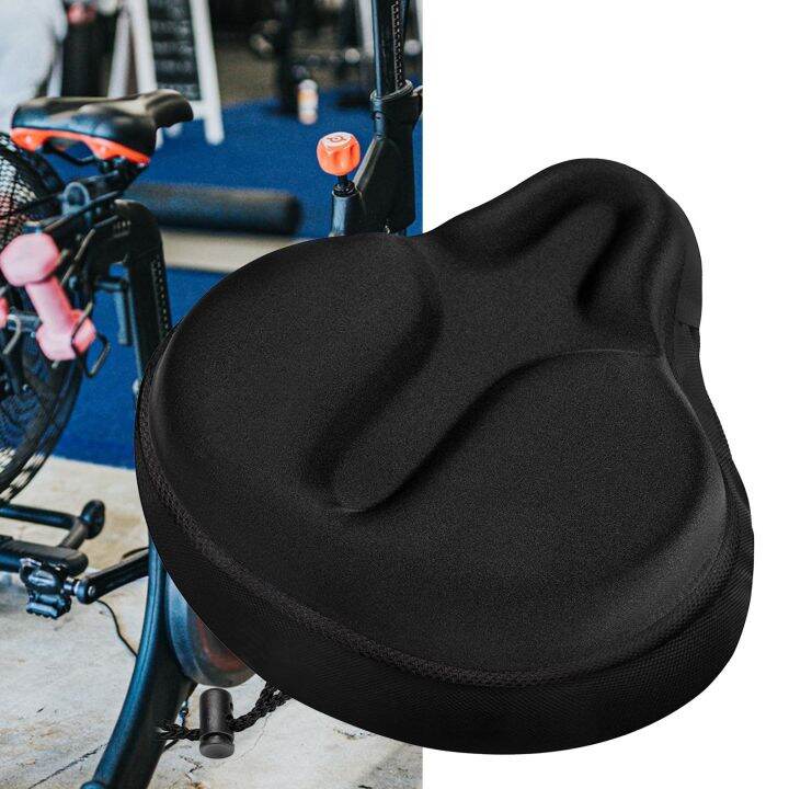 bike Cushion Seat Cover 3D Gel Silicone Saddle Pad MTB spinning bike Replacement parts Lazada PH