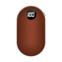 5200mAh USB Rechargeable Electric Hand Warmer Winter Pebbles Double-Side Heating Mini 5V Long-Life Pocket Hand Warmer