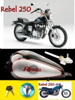 Honda rebel 250 ฮอนด้า รีเบล 250 ถังน้ำมันแท้ พร้อมฝาถังและก๊อกน้ำมัน