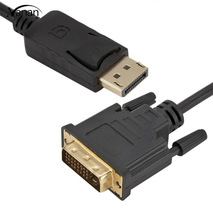 1-8m-dp-ไปยังดีวีไออุปกรณ์กล้อง-gopro-displayport-ไปยัง-dvi-ไปยังดีวีไอ24-1การแปลงสัญญาณตัวแปลงสายเคเบิลอะแดปเตอร์1920x1080p