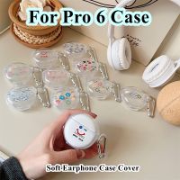 READY STOCK!  For Pro 6 Case Transparents creative smiling face for Pro 6 Casing Soft Earphone Case Cover