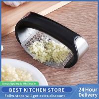 1Pcs Garlic Press Crusher Manual Garlic Mincer Chopping Garlic Tool Stainless Steel Home Garlic Masher Artifact Kitchen Gadget