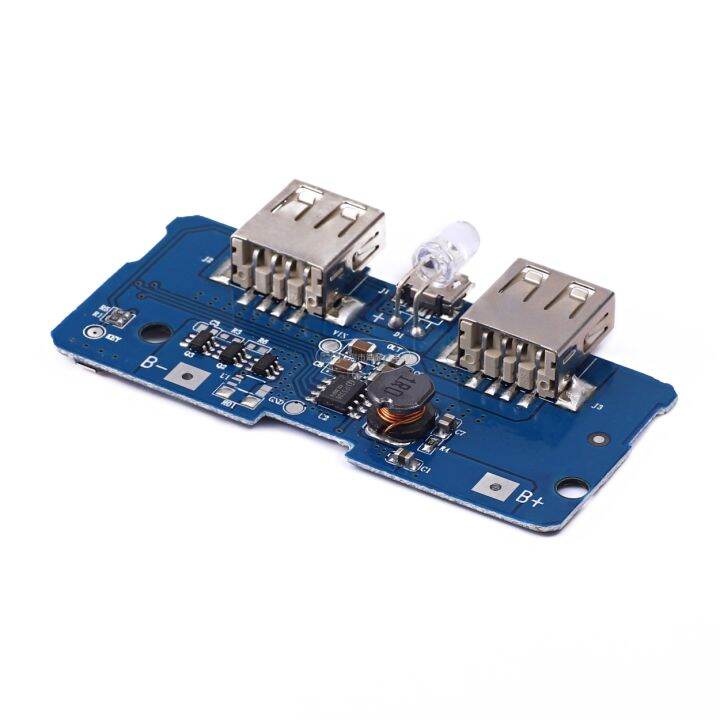 yf-18650-usb-3-7v-to-5v-boost-bank-lithium-battery-charger-pcb-board-up-module-with-led