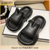 Lemary รองเท้าแตะขนมปังนุ่มพิเศษสำหรับผู้หญิง,กลางแจ้งในบ้าน Eva หูกระต่ายน่ารักใหม่2023ชิ้น