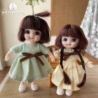 (MENGHONG)ของเล่นสำหรับเด็ก,ตุ๊กตายิ้ม16ซม. BJD Clothes13ข้อต่อขยับได้ Nake ของขวัญคริสต์มาสเจ้าหญิงน่ารักสำหรับเด็กผู้หญิง