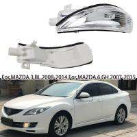 ไฟ LED กระพริบด้านซ้ายและขวาสำหรับ MAZDA 3 BL 2008-2014สำหรับ MAZDA 6 GH 2007-2015กระจกอัตโนมัติสัญญาณไฟเลี้ยว