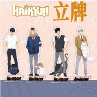 Haikyuu!! Acrylic Standing Key Chain Anime Key Holder Creative Cute Couple Keyring Cubic Shoyo Hinata Porte Clef Yu Nishinoya