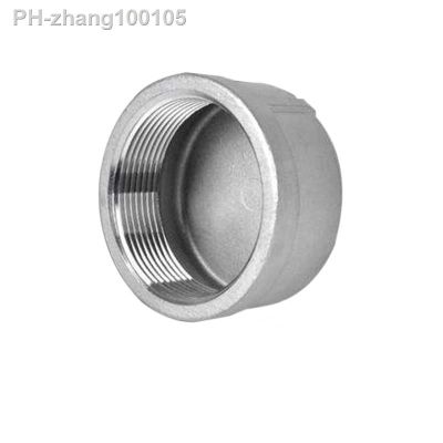 1/8 quot; 1/4 quot; 3/8 quot; 1/2 quot; 3/4 quot; 1 quot; 1-1/2 quot; 2 quot; 3 quot; 4 quot; BSP NPT Female Round End Cap 201 304 316 Stainless Steel Pipe Fitting Water Gas Oil