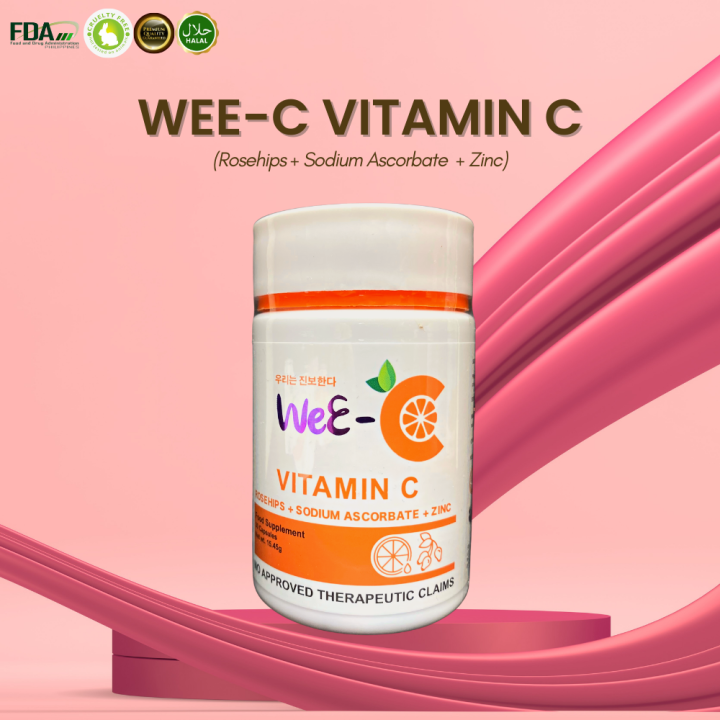 Original 100 WeEC Vitamin C Capsule (Sodium Ascorbate+ Rosehip+ Zinc