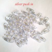 1000 Pairs Screw in Push in Clear with Metal core PC Nose Pads Eyeglasses Spare Parts Accessories Glasses Nose Pads Sliver Gold