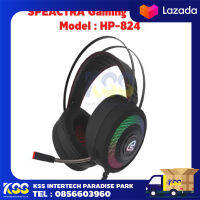 SIGNO E-Sport 7.1 Surround Sound Gaming Headphone รุ่น SPECTRA HP-824 (Black)(ดำ)