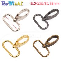 ﹊✼ 5Pcs/Pack 15/20/25/32/38mm Metal Snap Hook Lobster Clasp Collar Carabiner Belt Buckles DIY KeyChain Bag Part Accessories