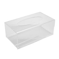 Acrylic Tissue Box Holder Tissue Box Rectangular Bathroom Countertop Office