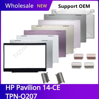 New Original For HP Pavilion 14-CE TPN-Q207 Laptop LCD back cover Front Bezel Hinges Palmrest Bottom Case A B C D Shell