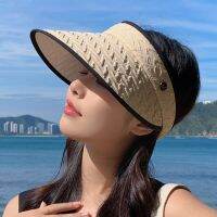 【CC】 Outdoor Hat Crimping Design 12cm Large Brim Top Cap Lable Elastic Adjustment Hiking Beach