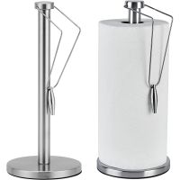 Toilet Paper Holder Towel Preservative Film Stainless Steel Stand Home Living Room Tissue Roll Rack Home Supplies Bathroom Counter Storage