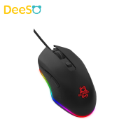 DeeSO เมาส์ โปร-เกมมิ่ง RGS581-OZAKINOT ความละเอียดสูง 6400 DPI เซ็นเซอร์เกมมิ่งความแม่นยำสูง 4000fps ปรับแต่งด้วยซอฟต์แวร์ Optical-มาโครคีย์ 6 ปุ่มกด