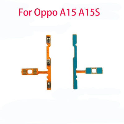 สำหรับ A15 Oppo A15S ปุ่มปรับระดับเสียงปุ่มเปิดปิดปุ่มสายเคเบิลงอได้