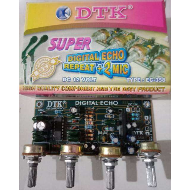 KIT ECHO DTK 2 MIC. DIGITAL ECHO REVERB 2 MIC Lazada Indonesia