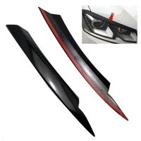 for Passat B7 2010-2015 Car Headlight Eyelids Eyebrows ABS Headlight Lamp Sticker Cover Trim Accessories