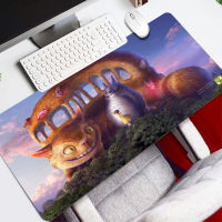 My Neighbor TOTORO Anime Cartoons Gaming Mouse Pad Gamer Computer Mousepad Non-slip Backlit Mause Large Desk Keyboard Mice Mat XXL