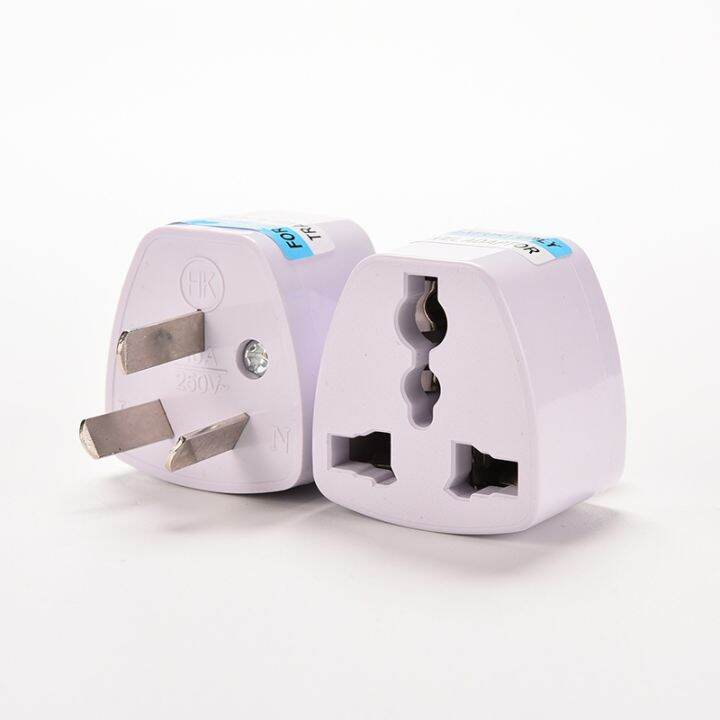 YKS US EU Universal to AU Australia 3 pin Plug AC Power Adapter Travel ...