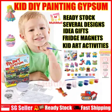 Kids Painting Kit Crafts Set Plaster Toy Art Educational Supplies Kids Gift