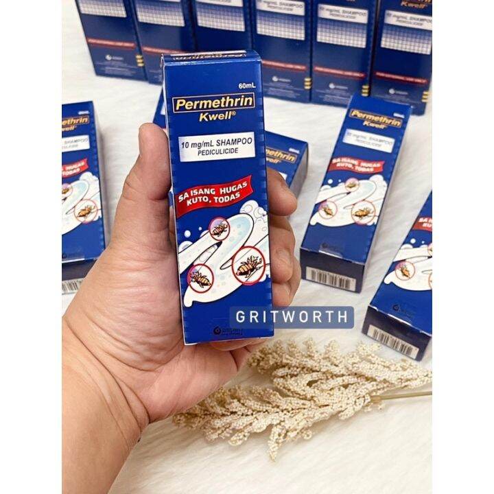 KWELL Permethrin Shampoo Kuto Lisa Crab Lice Pubic Lice Lazada PH