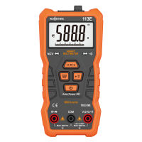 Digital Multimeter 6000 Counts Tester Professional NCV True RMS 100mF Capacitance ACDC Voltage Current Temperature Tool 113EG