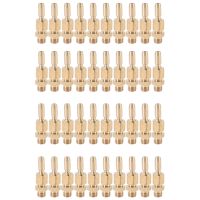 40Pcs 1/8 Inch DN6 Brass Gushing Spray Water Fountain Nozzles Universal Water Curtain Nozzle Landscape