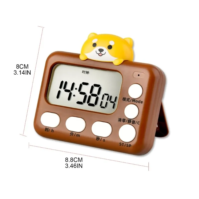 Dropship Kitchen Timer; Cute Cartoon Pig Electronic Countdown