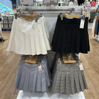 【พร้อมส่ง】New Pleated Mini High Waist Skirt Pleated A-line Short Skirt