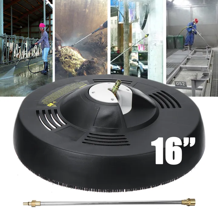 16'' Universal Pressure Washer Release Rotary Surface Patio Cleaner