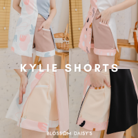 BlossomDaisy - Kylie Shorts (มี4สี) กางเกงขาสั้นดีเทลแต่งปลายขา&amp;ขอบกระเป๋า ด้วยแต่งผ้าพิมพ์ลาย tropical ของทางร้าน ทรงสวยน่ารักมากๆ (PANTS) (SET)