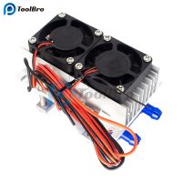 144W Thermoelectric Peltier Refrigeration Cooler 12V Semiconductor Air Conditioner Cooling System for Outdoor Indoor DIY Electrical Circuitry Parts