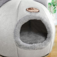 Winter Kennel Cute Foldable Pet Bed Warm House Animal Puppy Cave Sleeping Mat Winter Warm Sleeping Bag Puppy