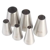 【hot】☊﹉❄  Promotion Multi-size Large Size Round Piping Nozzle Pastry Tools Icing Tips Decorating