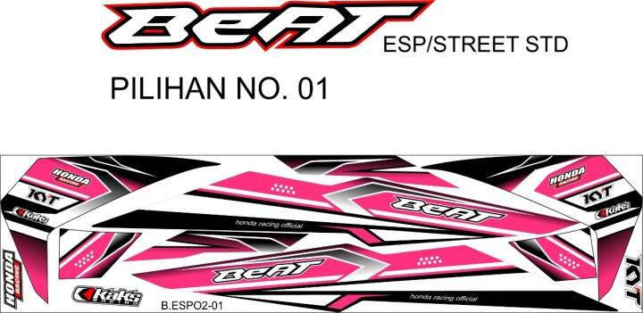 STRIPING HONDA BEAT esp/street VARIASI RACING SANGAT COCOK BUAT MOROT