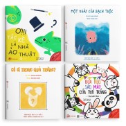 Sách Combo 4 cuốn Điều kì diệu của màu sắc Ehon Nhật Bản cho bé 0 6 tuổi