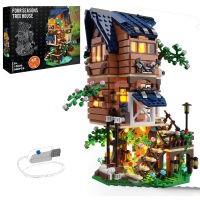 ใหม่! Ideas Modern Treehouse Building Blocks Classic Model Sets Bricks Kids Kits For Boys Toys Chrismas Halloween Gifts For Child