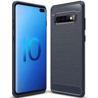 สำหรับ Samsung Galaxy S10 / S10 Plus / S10e เคสโทรศัพท์,ซิลิโคนป้องกันการดูดซับแรงกระแทกและคาร์บอนไฟเบอร์ออกแบบปลอก