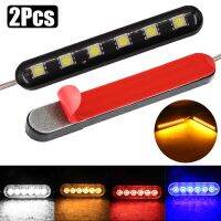 【CW】❍✟  1/2Pcs 6 12V Strobe Strip for Car Motorcycle Medium Flash Warning Emergency License Lamp Accessories