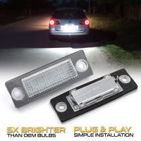 LED License Plate Light Number Lamps For VW Passat B5.5 3BG B6 3C Golf 4 Plus MK5 Caddy Touran Transporter T5 Jetta Superb