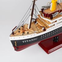 Spot parcel post Titanic Model Wooden Boat Model Decoration Simulation Cruise Ship Large Ship Decoration Vintage Gift