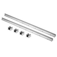 【ห้ามพลาด】【ราคาถูกสุด】2 pcs SBR12-800mm 12 linear bearing rail linear bearing rail slide มมรางตลับลูกปืนคำแนะนำสไลด์ SHAFT + 4 pcs SBR12UU บล็อก