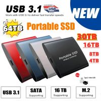 แบบพกพาขนาดเล็ก SSD 1TB 2TB ฮาร์ดไดรฟ์แบบ Solid State External Solid drive USB 3.1 Type-C Interface ฮาร์ดดิสก์ความเร็วสูงสำหรับแล็ปท็อป/สมาร์ทโฟน