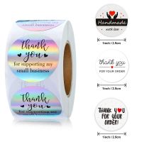 【CC】 500pcs Round Labels Thank You Sticker Boxes Wedding Grateful Stickers