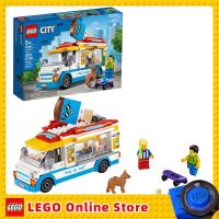 LEGO &amp; City-Ensemble de jouets de construction camion de crème glacée pour enfants, grands véhicules, garçons et filles, 5 ans et plus, 60253 pièces, 200